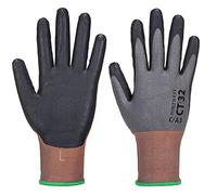Portwest Guante Anti-Corte Ct300 Mr18 De Micro Espuma De Nitrilo, Tamaño: M, Color: Gris/Negro, CT32G8RM