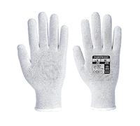 Portwest Guante Antiestático, Tamaño: XS, Color: Gris, A197GRRXS