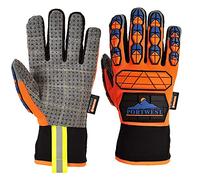Portwest Guante Aqua-Seal Pro, Tamaño: XXL, Color: Naranja/Azul, A726O4RXXL
