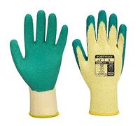Portwest Guante Classic Grip - Látex, Tamaño: XL, Color: Verde, A150GNRXL