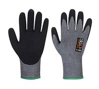 Portwest Guante Ct300 Ahr7 Resistente A Cortes De Esponja De Nitrilo, Tamaño: L, Color: Gris/Negro, CT69G8RL