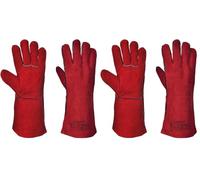 Portwest Guante De Soldador, Tamaño: XL, Color: Rojo, A500RERXL (Paquete de 2)