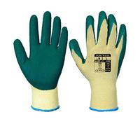 Portwest Guante de trabajo de punto, galga 10 nivel 2 anti abrasión Grip A100