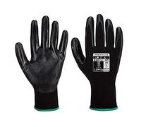 Portwest Guante Dexti-Grip, Tamaño: L, Color: Negro, A320BKRL