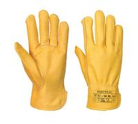 Portwest Guante Driver Con Forro, Tamaño: XL, Color: Canela, A271TARXL