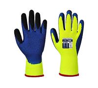 Portwest Guante Duo-Therm, Tamaño: L, Color: Amarillo/Azul, A185Y4RL
