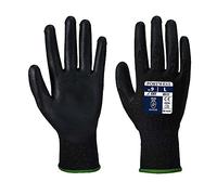 Portwest Guante Eco-Cut, Tamaño: L, Color: Negro, A635K8RL