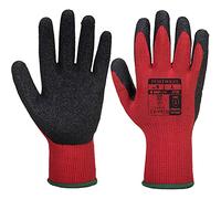 Portwest Guante Grip, Tamaño: L, Color: Rojo/Negro, A100R8RL