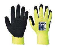 Portwest Guante Hivis Grip - Látex, Tamaño: M, Color: Amarillo, A340YERM
