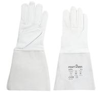 Portwest Guante Premium Soldadura Tig, Tamaño: L, Color: Gris, A520GRRL