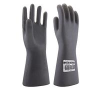 Portwest Guante Químico De Neopreno, Tamaño: L, Color: Negro, A820BKRL