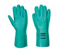 Portwest Guante Químico Nitrosafe, Tamaño: XL, Color: Verde, A810GNRXL