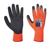 Portwest Guante Thermal Grip, Tamaño: L, Color: Naranja/Negro, A140ORBL