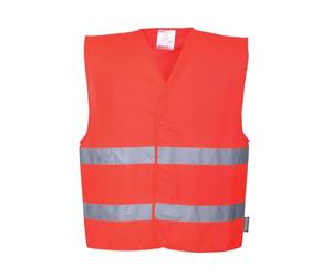 Portwest Hi-vis Two Band Chaleco de Alta Visibilidad Unisex adulto (Pack de 1)