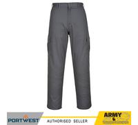 Portwest Hombre Cargo Combate Pantalones Action Elegante Trabajo Uniforme Multi