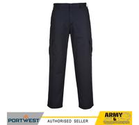 Portwest Pantalones Combat, Tamaño: 32, Color: Marino, C701NAR32