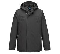 Portwest KX364 Chaqueta Impermeable Hombre Capucha Invierno S-3XL Negra Azul