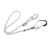 Portwest Línea De Amarre De Restricción Ajustable, Color: Blanco, FP22WHR