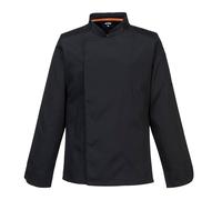 Portwest MeshAir Pro Chaqueta L/S, Talla: XL, Color: Negro, C838BKRXL