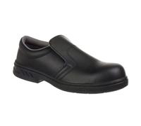 Portwest Mocasín de seguridad Steelite S2 Negro Talla 34 FW81BKR34