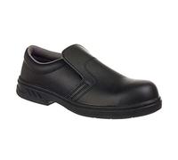 Portwest Mocasín de seguridad Steelite S2 Negro Talla 47 FW81BKR47