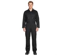 Portwest Mono Liverpool con cremallera Negro Talla M C813BKRM