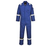 Portwest Mono Ligero Ignífugo Y Antiestático 280G, Tamaño: S, Color: Azulina, FR28RBRS