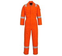 Portwest Mono Ligero Ignífugo Y Antiestático 280G, Tamaño: XL, Color: Naranja, FR28ORRXL