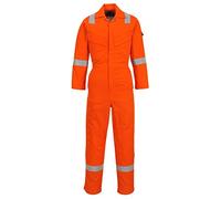 Portwest Mono Ligero Ignífugo Y Antiestático 280G, Tamaño: XXXL, Color: Naranja, FR28ORRXXXL