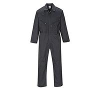 Portwest Mono Liverpool Con Cremallera, Tamaño: M, Color: Negro, C813BKRM