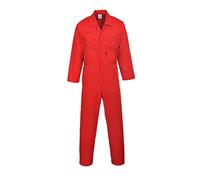 Portwest Mono Liverpool Con Cremallera, Tamaño: S, Color: Rojo, C813RERS