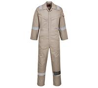 Portwest Mono Super-Ligero, Ignífugo Y Antiestático 210G, Tamaño: XL, Color: Caqui, FR21KHRXL