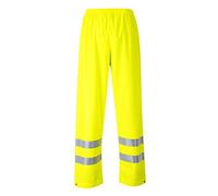 Portwest Pantalón Alta Visibilidad Sealtex Flame, Tamaño: M, Color: Amarillo, FR43YERM