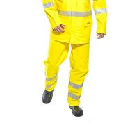 Portwest Pantalón Alta Visibilidad Sealtex Flame, Tamaño: XXXL, Color: Amarillo, FR43YERXXXL
