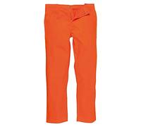 Portwest Pantalón Bizweld, Tamaño: M, Color: Naranja, BZ30ORRM