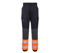 Portwest Pantalón Cargo Jogger Slim Fit 2 Tonos Alta Visibilidad