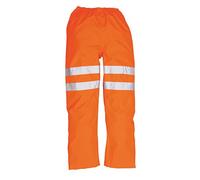 Portwest Pantalón De Alta Visibilidad Traffic Ris, Tamaño: XL, Color: Naranja, RT31ORRXL