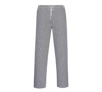 Portwest Pantalón De Chef Bromley, Tamaño: XXS, Color: Cuadritos azules, C079CHRXXS