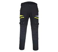 Portwest Pantalón De Trabajo Dx4, Tamaño: 41, Color: Negro, DX449BKR41