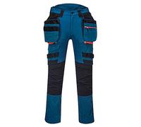 Portwest Pantalón Dx4 Holster Con Bolsillos Desmontables, Tamaño: 36, Color: Azul metro, DX440MBR36