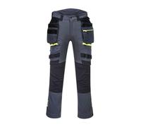 Portwest Pantalón Dx4 Holster Con Bolsillos Desmontables, Tamaño: 41, Color: Gris metálico, DX440MGR41