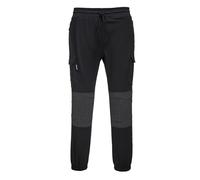 Portwest Pantalón Kx3 Flexi, Tamaño: L, Color: Negro, T803BKRL