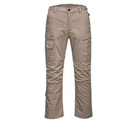 Portwest Pantalón Kx3 Ripstop, Tamaño: 28, Color: Arena, T802SAR28