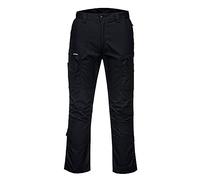 Portwest Pantalón Kx3 Ripstop, Tamaño: 32, Color: Negro, T802BKR32