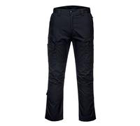 Portwest Pantalón Kx3 Ripstop, Tamaño: 38, Color: Negro, T802BKR38