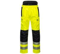 Portwest Pantalón Pw3 Extreme De Alta Visibilidad, Tamaño: L, Color: Amarillo/Negro, PW342YBRL