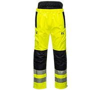 Portwest Pantalón Pw3 Extreme De Alta Visibilidad, Tamaño: XL, Color: Amarillo/Negro, PW342YBRXL