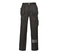 Portwest Pantalón Slate Holster, Tamaño: L, Color: Negro, KS15BKRL