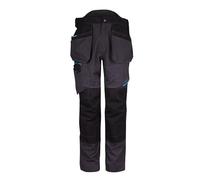 Portwest Pantalón Wx3 Holster, Tamaño: 38, Color: Gris metálico, T702MGR38