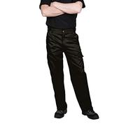 Portwest Pantalones Combat, Tamaño: 38, Color: Negro, C701BKR38